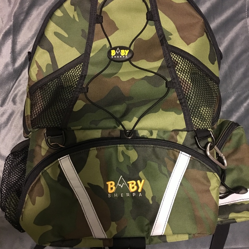 Baby Sherpa Camo Diaper Backpack